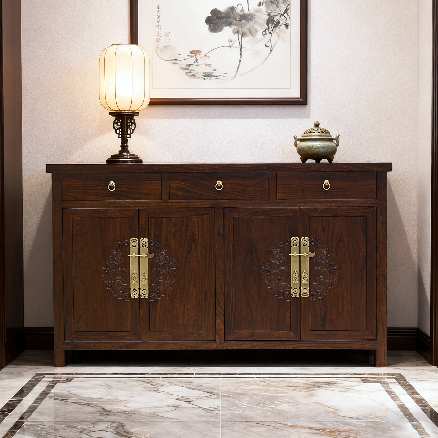 纯实木中式传统榫卯工艺