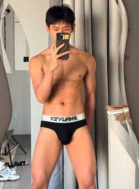 3条【银标系列】野原先生男士性感三角裤内裤莫代尔透气内裤潮
