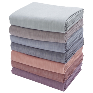 和锦生纯棉床单单件老粗布床单全棉「静雅」老工艺棉布