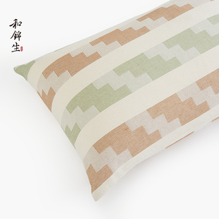 和锦生「田野」纯棉枕套 棉布 老粗布枕头套全棉加厚
