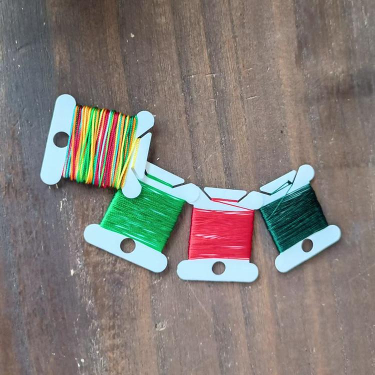 纯手工编织手绳绕线材加金线材料