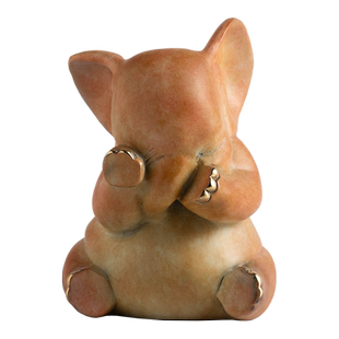 铜象摆件一套五福临门吸水象客厅办公室桌面装饰吉象如意创意礼品