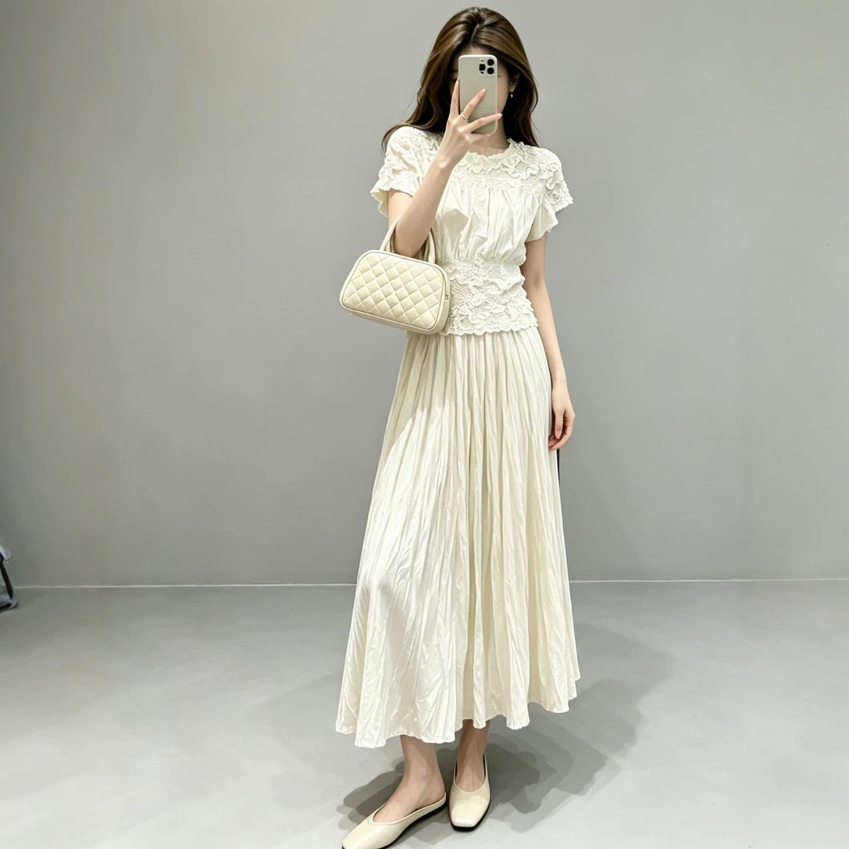 今年流行的女装套装夏搭配一整套收腰短袖T恤高腰半裙三宅两件套