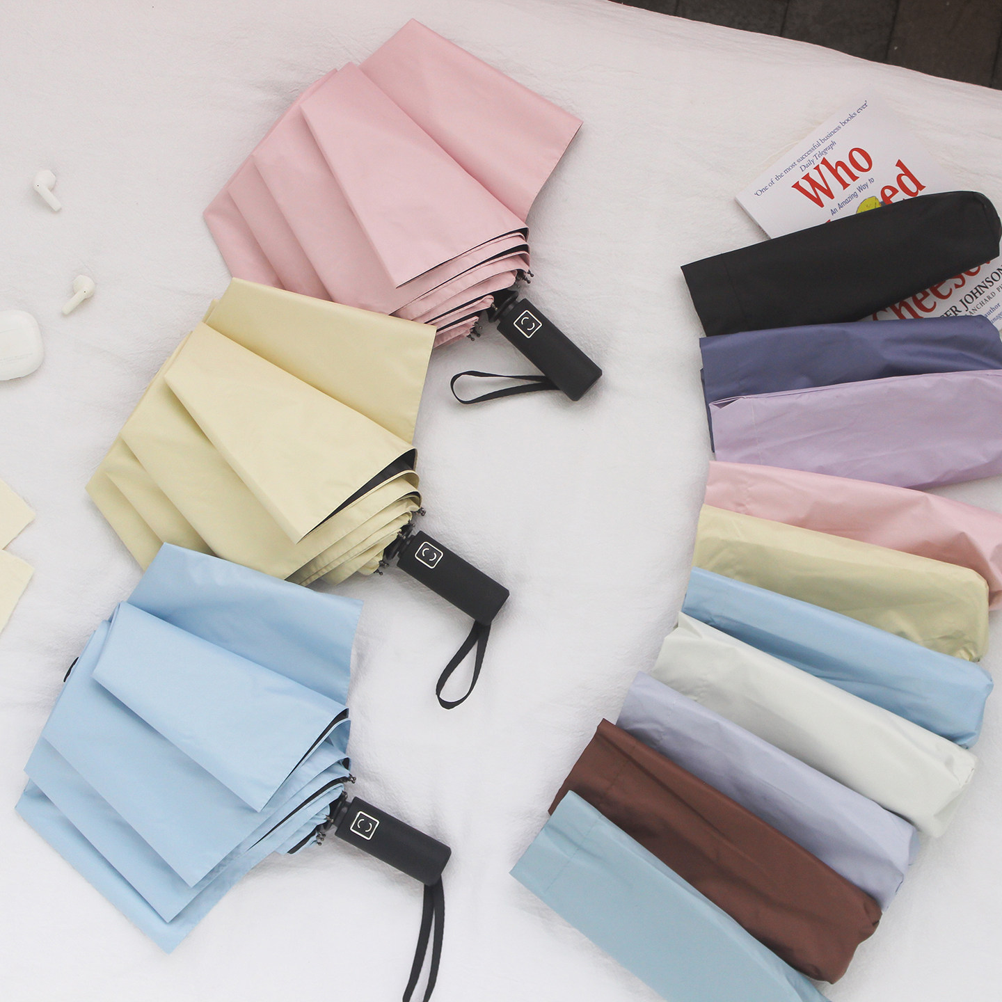 纯色高级十骨折叠雨伞男自动加大加固晴雨两用女防晒双人太阳伞