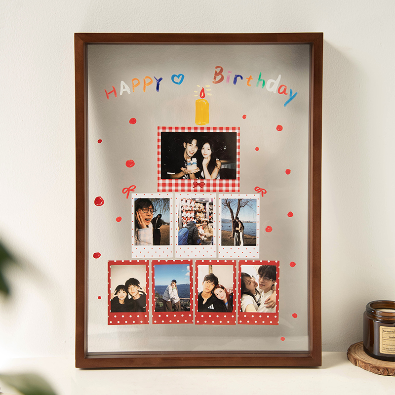 复古拍立得定制diy生日礼物