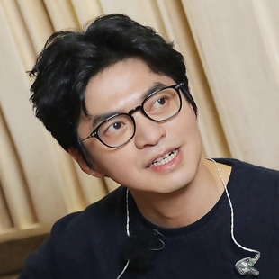 日系匠心打造手工李健同款复古板材钛金属超轻全框近视防蓝光眼镜