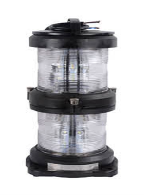 船用户外防水航行LED信号灯 CXH6-101PL 明色双层环照灯红色 绿色