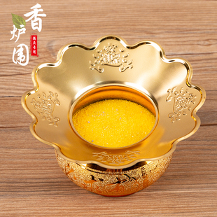 加厚合金香炉围供佛家用不锈钢罩香灰托香接香灰防香灰掉落盘炉围