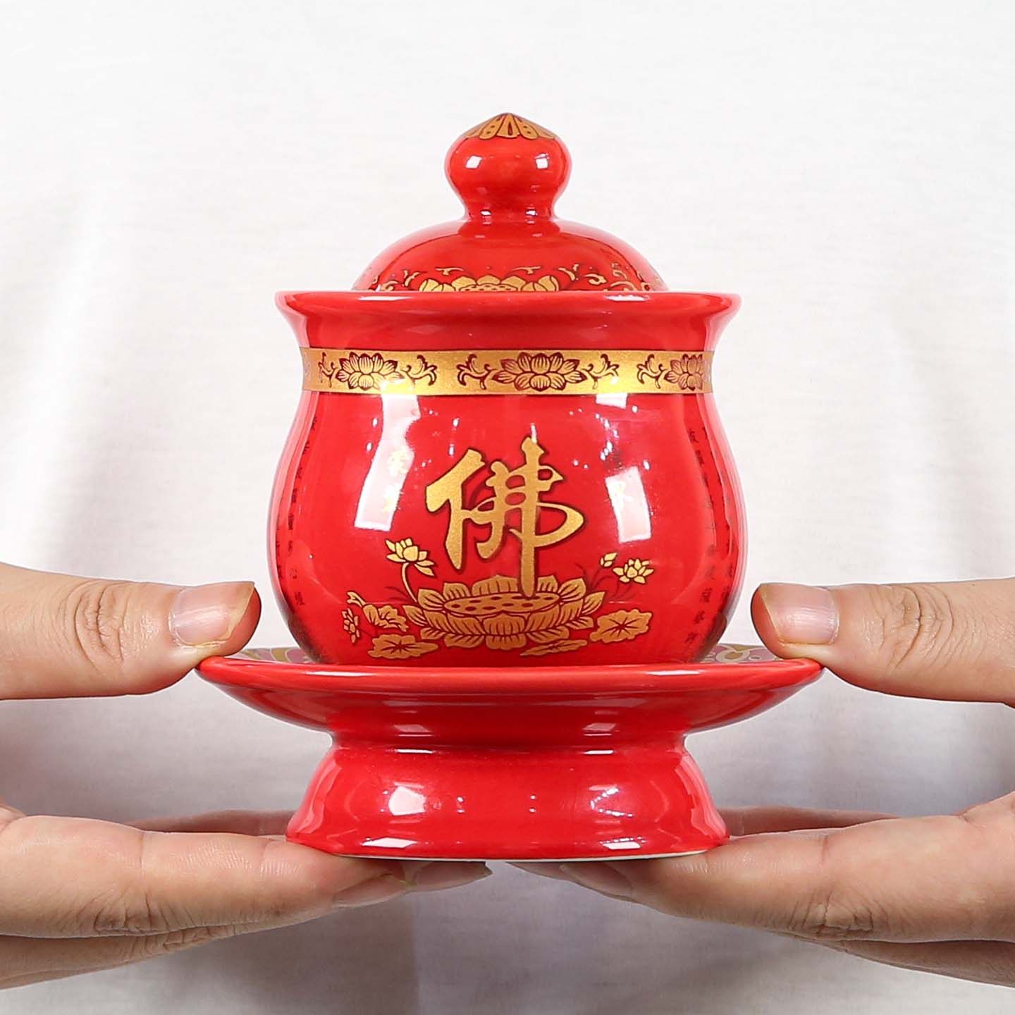 佛堂供水杯陶瓷供水杯