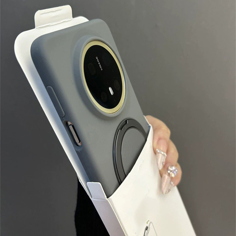 适用华为mate70手机壳液态硅胶防指纹新款pura80Pro保护套耐脏简约60Pro磁吸ultra情侣带旋转支架外壳防摔潮
