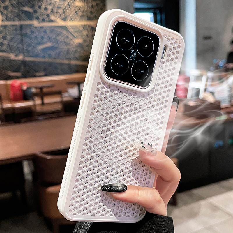 [真透气散热]适用小米17手机壳xiaomi15pro蜂窝网孔14pro专用磨砂外壳磁吸充电13高级感创意肤感超薄硬壳男女