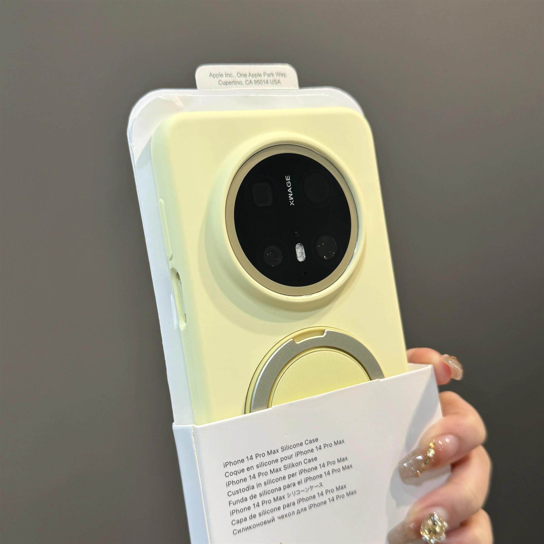 奶黄色适用华为mate80手机壳液态硅胶防指纹新款pura70Pro+保护套耐脏简约60Pro磁吸70ultra情侣旋转支架外壳