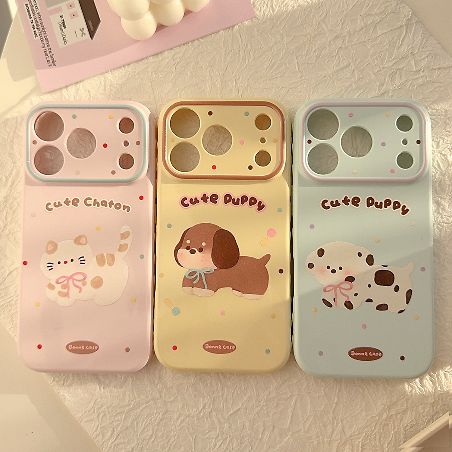 创意ins风萌宠卡通小动物适用苹果17promax手机壳iphone16pro新款15闺蜜14创意小众13防摔12软保护套17亮面