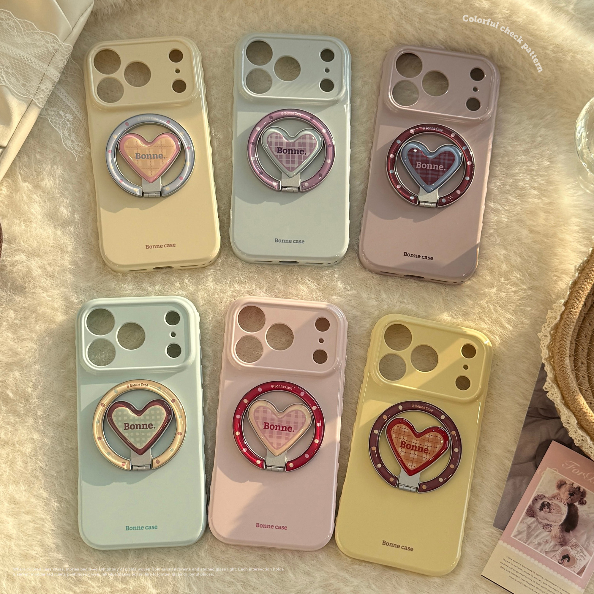 韩风撞色爱心磁吸支架适用苹果17promax手机壳iphone16pro新款15女款14闺蜜款13高级12软套17创意星星涂鸦,3C数码配件,手机保护套/壳,淘宝优惠券,粉丝福利购,淘宝优惠卷