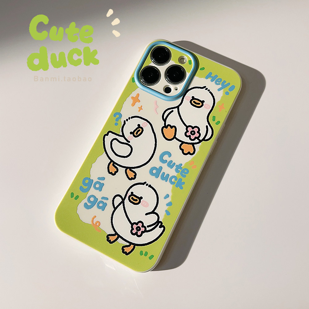 适用苹果17promax手机壳ins趣味卡通鸭子兔iphone14新款12女11趣味卡通可爱创意14全包软壳plus春夏15/16pro,3C数码配件,手机保护套/壳,淘宝优惠券,粉丝福利购,淘宝优惠卷