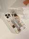 镜面ins可爱猫咪适用17Pro Max苹果16手机壳iPhone15粉色少女心挂绳12硬壳14亚克力镜面xr女xs防摔15plus新款