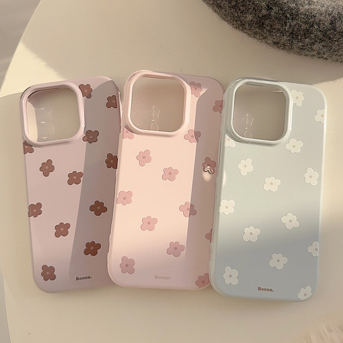 日韩ins风温柔小清新适用苹果17promax手机壳iphone17新款15pro气质小众14少女11防摔16全包软壳13保护套闺蜜