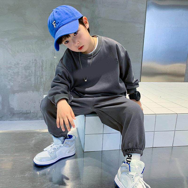 潮牌童装童秋装套装20款25年新大儿童运动套装中童秋季卫衣