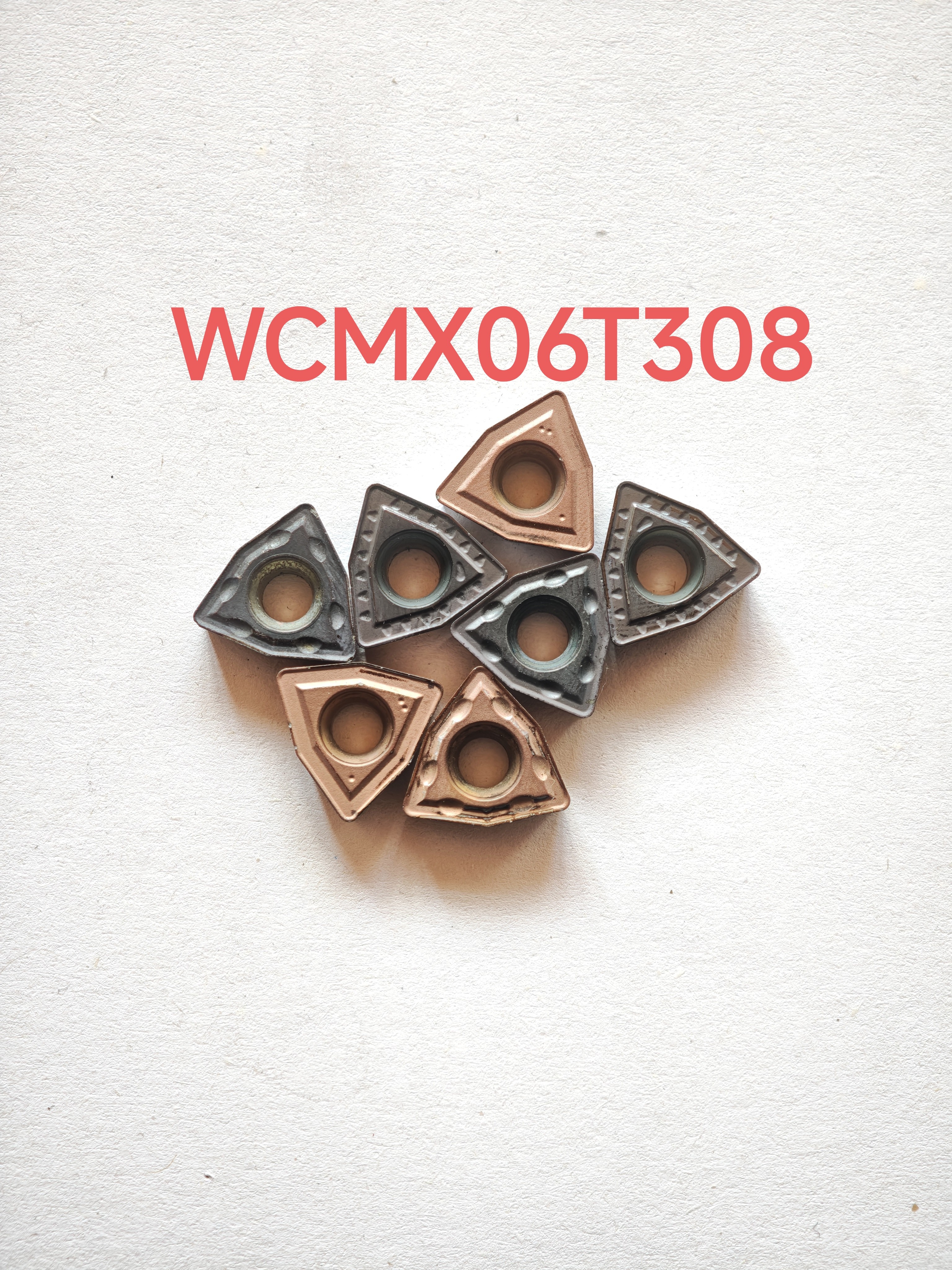 二手数控刀片桃型刀粒U钻刀片WCMX03/04/05/06/08暴力钻刀片图片