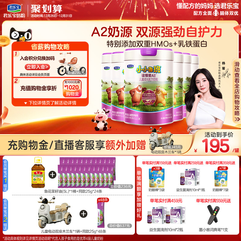 �������Ƽ������ֱ�СС³��ڹά��AII��������4��ţ�̷�800g*6�� 1110Ԫ