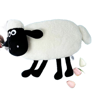 正版小羊肖恩公仔挂件羊咩咩笑笑羊毛绒玩具钥匙扣布娃娃玩偶抱枕