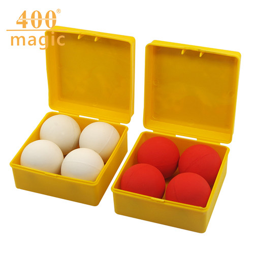 包邮 专业版一球变四  橡胶幻变魔球一球多变  舞台魔术道具