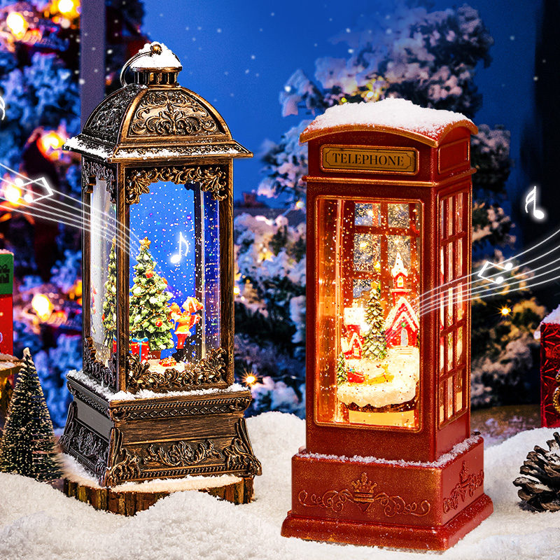 2025圣诞节礼物送孩子风灯音乐盒