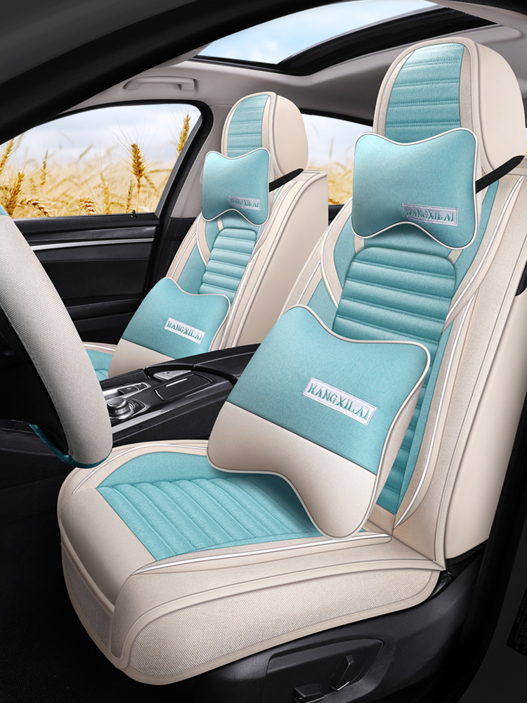 广汽埃安s魅580座椅套AION V/Yge3专用全包汽车亚麻坐垫四季通用