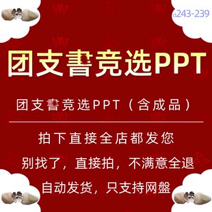 学校团支书竞选PPT模版大学高中校园团支书选举述职报告自我介绍5
