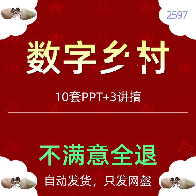 信息化科学大学互联网数字农村科技乡村文化人才振兴规划PPT模板5