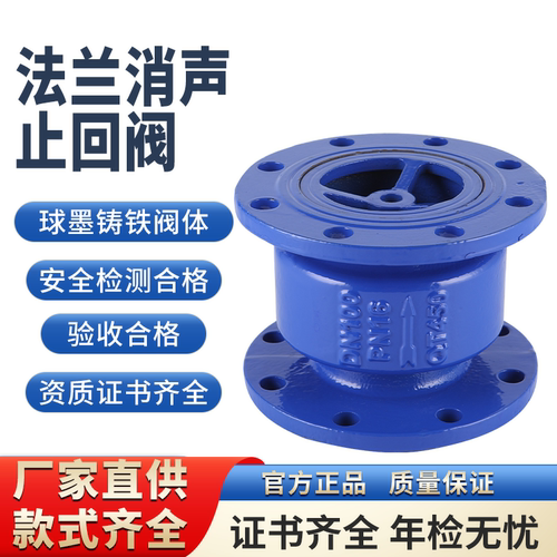 球墨铸铁法兰消声止回阀