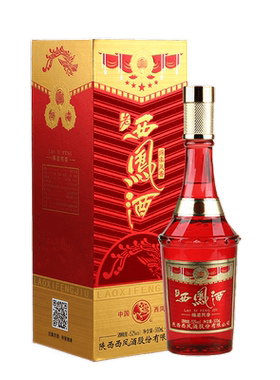 西凤酒香型52度纯粮食单瓶
