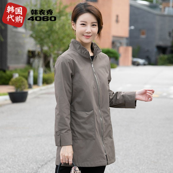 外套韩国拉链外套休闲