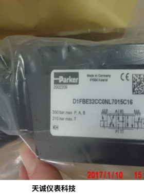 美国PARKER/派克 D41FCE01FC4NB70 比例阀