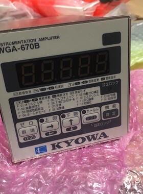 日本电机KYOWA WGA-670B全新原装拍前请询价