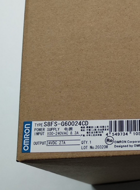 原装欧姆龙开关电源S8FS-G60024CD  S8FS-G30024CD S8FS-G60024C