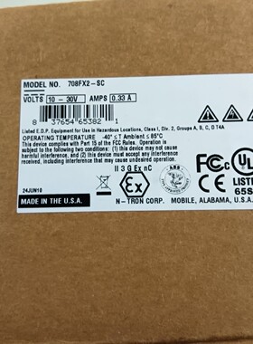 恩创 708fx2-sc 工业交换机全新原装未使用拍前请询价