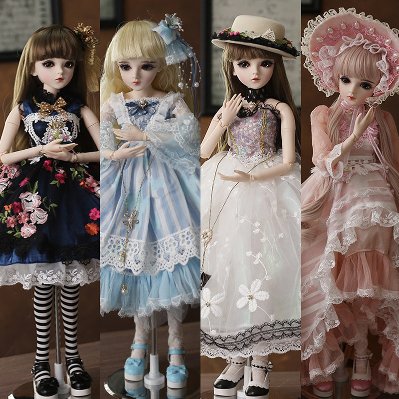全套换装假发鞋子饰品BJD娃娃