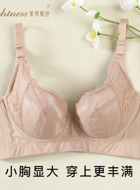 莱特妮丝塑身调整型文胸女小胸聚拢性感收副乳美背内衣薄F210-5