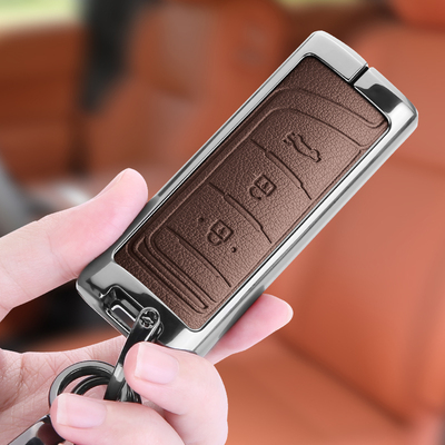 适用广汽传祺gs4钥匙套m6gs3传奇gs5高档ga4壳ga6/ga3s/ga5包男扣