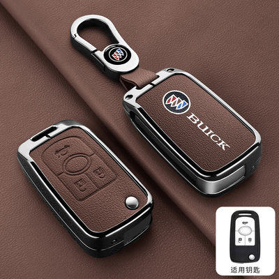 适用别克凯越钥匙套15款13款老款君越凯越高档汽车配件壳包扣男士