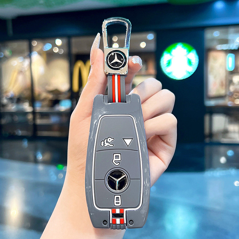 适用奔驰S级S450钥匙套S320L汽车GLS450高级感壳GLS600包gls480扣