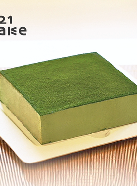 21cake抹茶和栗生日蛋糕同城配送北京上海栗子动物奶油蛋糕