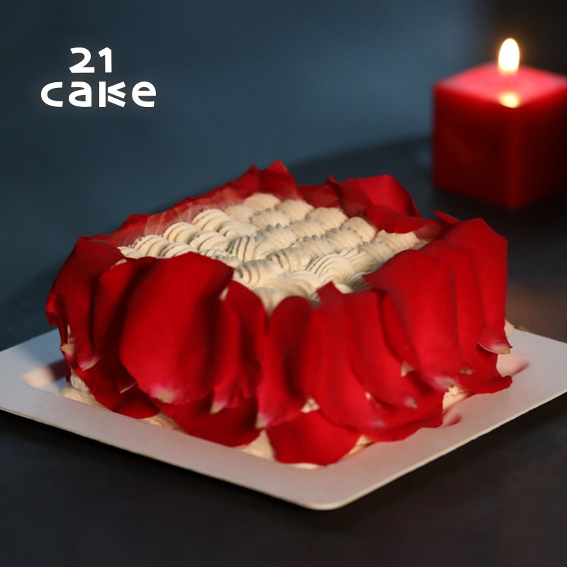 21cake深爱水果生日蛋糕同城配送北京上海动物奶油蛋糕当日达