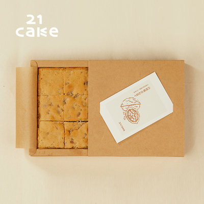 21cake白核桃点心盒子小蛋糕罐子蛋糕聚会零食下午茶甜品同城配送