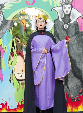 万圣节演出服女装成人服装披风斗篷服饰套装衣服装饰装扮恶毒皇后