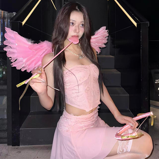 爱神丘比特cos弓箭万圣节服装成人服饰小天使恶魔创意装扮衣服