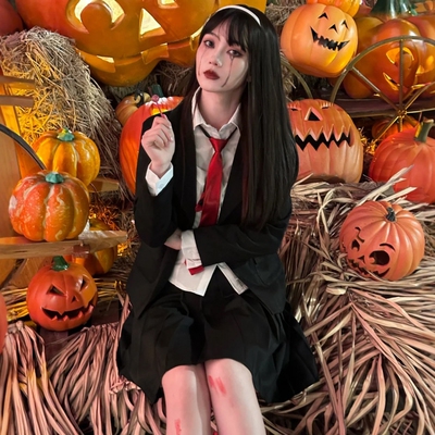 川上富江cosplay服装女第五人格万圣节装扮衣服梦之女巫信徒制服