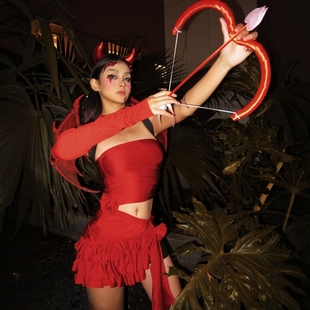 邪恶丘比特弓箭万圣节服装cosplay装扮衣服创意性感纯欲甜辣恶魔