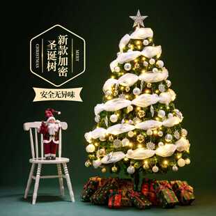 家用加密圣诞树客厅摆件套装发光2025新款高级感仿真圣诞节装饰品